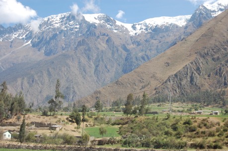 view from our train ride to Machu Picchu from Cusco